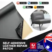 GREY Leather Repair Waterproof Upholstery Tape Strong Self Adhesive Patch