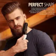 Ecardy Hair & Beard Straightener Power Cord Ionic Brush Anti Scald New Open Box