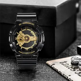 【正品快速出貨】卡西歐(CASIO)G-SHOCK GA-110GB-1A黑暗之心限量版運動黑金手表男