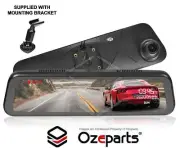 9.6" 1080P HD Rear View Mirror Dash Camera Kit For Toyota Landcruiser 200 Series