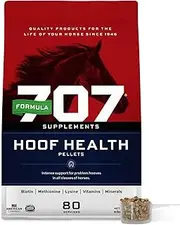 Formula 707 Hoof Health Equine Supplement, 5lb Bucket – Biotin, Amino acids, and Minerals to Improve and Support Healthy Horse Hooves