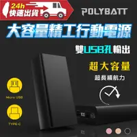 在飛比找蝦皮商城精選優惠-POLYBATT SP306-40000 鋁合金超大容量行動