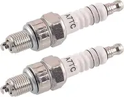 2pcs Metal Spark A7TC 10mm for Motocross GY6 50cc 70cc 90cc 125cc 150cc Scooter ATV