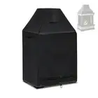 Fire Pits Cover Convenient Snowproof Bird Droppings Outdoor Fireplace Cover