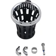 Ciro 50814 Chrome Big Ass Drink Holder for 1 1/4" Handlebars w/ mount 30oz