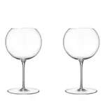 Orrefors Geometry Red Wine Glass, Set of 2