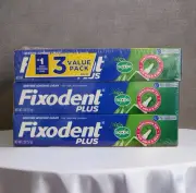 Pack Of 3, Fixodent Plus Scope Denture Adhesive, Precision Hold, 2.0 oz Each