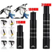 Bike Fork Stem Extender Bicycle Handlebar Riser Adapter MTB Bike 115/180/210mm