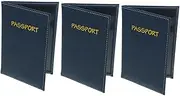 Operitacx 3pcs Passport Case Organizer Bag Card Holder Wallet Wallets Card Sleeve Mens Wallet Id Wallet Passport Container Credit Card Holder Men Passport Holder Passport Sleeve Leather