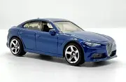 2022 Matchbox #26 2016 Alfa Romeo Giulia MONTECARLO BLUE MOC NEW! Diecast Metal
