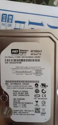 在飛比找Yahoo!奇摩拍賣優惠-WD 160G sata 硬碟 3.5吋 使用123** 小