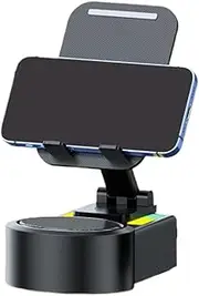​4-in-1 Wireless Charging Station – Foldable Phone Stand with Speaker & Ambient Night Light | Fast Charger for Phone, | for Women, Teens, Boys, and Girls​