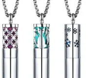 Stainless Steel Vintage Aromatherapy Perfume Diffuser Necklace