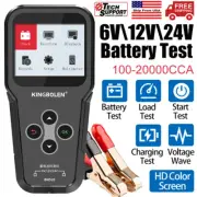 Car Battery Tester Battery Load Test 12V 24V Auto Charging Cranking Analyzer