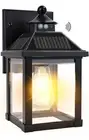 New Solar Wall Lights Outdoor: Solar Porch Sconce Light with 3 Lighting Modes &