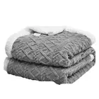 Freezing Days Blanket Thick Sherpa Cozy for Winter Bed Office Double Layer Warm