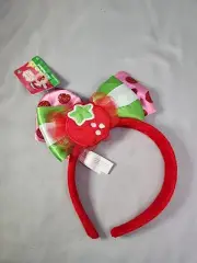Strawberry Shortcake Themed Headband For Little Girls Party Dress Up Red