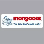Mongoose - "Built to fly" Red/Blue Banner - old school bmx