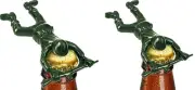 Carnaval Green Army Man Bottle Opener Metal Unique Bartender Compatible 2 Pk D2