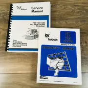 Bobcat 743 743Ds Skidsteer Loader Service Operators Manual Set Starting@ 20,001