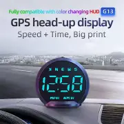 MPH KMH HUD Overspeed Alarm Compass Car GPS Speedometer Digital Head Up Display (for: Porsche)