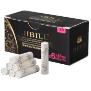 JIBILL 50pcs 6mm Activated Carbon Filters for Tobacco Smoking Pipe Ceramic Caps