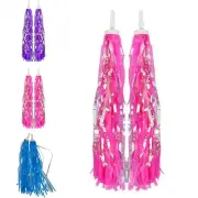 Kids Bicycle Handlebar Ribbon Bike Scooter Streamers Sparkle Tassel Decor Riband