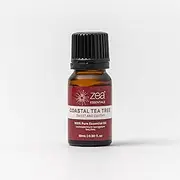 Zea Essentials Coastal Tea Tree 100% Pure Essential Oil 10 ml – Aromatherapy Oil for Respiratory & Immune Support – Antibacterial, Antiseptic & Healing for Congestion Relief & Overall Wellness