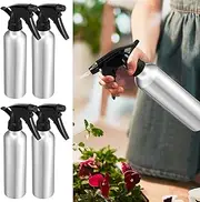 DJAPWPX-4Pcs 350ml Empty Spray Bottle With Detachable Nozzle, Anti Deformation Planting Spray Bottle, Multipurpose Space Saving Hair Spray Bottle for Home Salon Restaurant