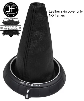 BLACK REAL LEATHER MANUAL GEAR GAITER FOR BMW MINI COOPER F55 F56 2014-2018 (for: Mini)
