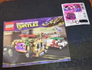 79104 INSTRUCTION BOOKLET & ORIGINAL STICKERS ONLY Lego Set # 79104 ~ Turtles ~