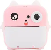 1080P Instant Print Camera, 48MP Safe ABS 800mAh Battery Digital Video Camera for Photography (Rosy)