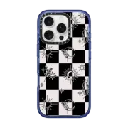 iPhone 16 Pro Impact Case MagSafe Compatible Witchy Checkered Print