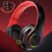 Audifonos Bluetooth LED inalambricos Auriculares Para TV Juegos PC Gamer Gaming