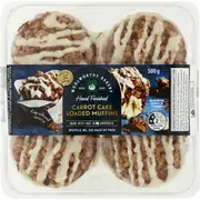 Woolworths Loaded Carrot Cake Muffin 4 pack