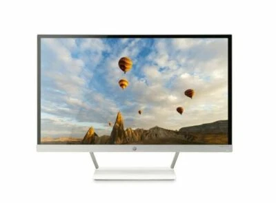 HP Pavilion 27XW 27" LED Backlit Monitor - Silver/White