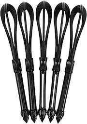 5 Pack Mini Hair Color Whisk Hair Color Whisks Dye Cream Mixer Highlight Tool for Home Barber Shop Salon