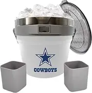 The Memory Company 7.2L Double Wall, Vacuum Insulated Ice/Beverage Bucket, Dallas Cowboys