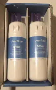 DF001 Dearfilter Replacement Filters (2 PK) Brand New Fits W10295370A EDR1RXD1