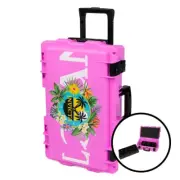 New Invicta Yellow 25 Slot Rolling Watch Dive Case Shock Dust Proof Foam Padding