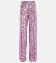[Tom Ford] Tom Ford Sequined wide-leg pants UK 8 purple