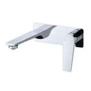 INS Zevio Matt Black/Brushed Nickel/Gunmetal Grey/Matte Black and Rose Gold/Chrome Wall Basin Mixer