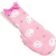 GANAZONO Parrot Pigeon Bird Flight Suit Diaper Stylish Pink Bunny l Size Bird Clothing Supplies