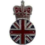 UK Royal Crown Union Jack Wall Plaque Sign