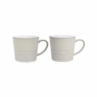 【DENBY】簡約米白2入馬克杯禮盒