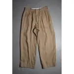 POLO RALPH LAUREN LINEN TUCK PANTS MADE IN USA 羅夫·勞倫 亞麻打褶寬褲