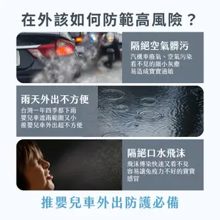 【台灣現貨 限時特價】推車雨罩 嬰兒車雨罩 嬰兒推車雨罩 嬰兒推車 嬰兒車 雨罩 推車防疫罩 推車防雨罩 嬰兒推車配件