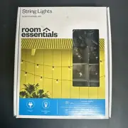 Outdoor String Lights G40Clear Bulbs - Black Wire 20ct Incandescent