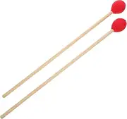 Abaodam 1 Pair Marimba Mallets with Handles Durable Wrapped Drumsticks for Xylophones and Percussion Instruments for Musicians Seeking Enhanced Sound