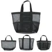 4Pcs Mesh Shower Caddy Foldable Mesh Beach Bag Portable Mesh Shower Tote Bag✜✢